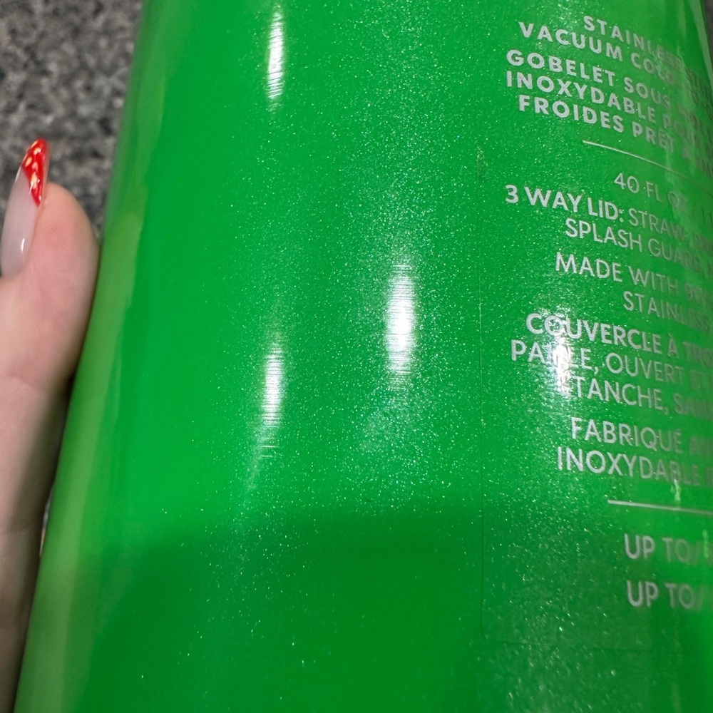 Starbucks Stanley Target Exclusive - Green Pearl Shimmer - Summer 2025 - Picture 4 of 7